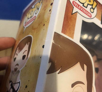 2015 The Walking Dead Daryl Dixon 14 Funko Pop Vinyl + Free Case (minor Damage)
