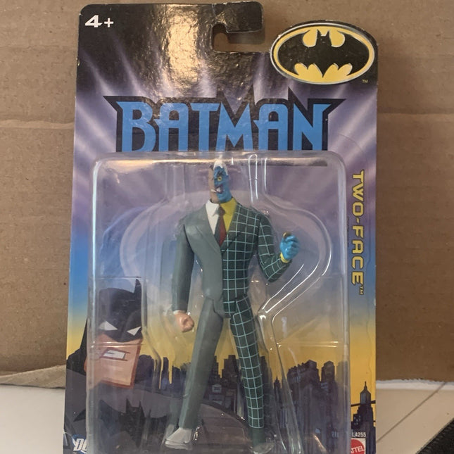 2008 TWO-FACE Animated - BATMAN - SEALED on Card MATTEL figurine