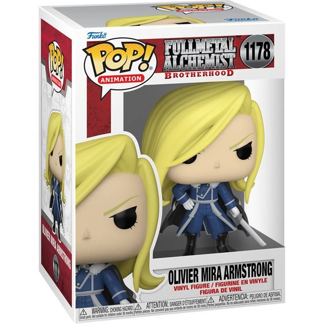 Funko Pop! Fullmetal Alchemist Brotherhood - Olivier Mira Armstrong #1178 + case