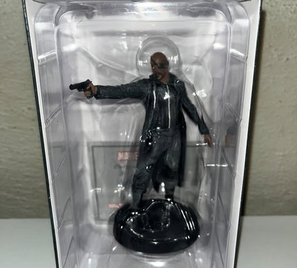 Nick Fury #06 Marvel Movie Hand painted Eaglemoss figurine with magazine 