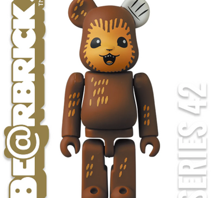 Medicom Toy Bearbrick Series 42 Animal Koguma’s Cake Shop 100% Be@rbrick (nobox)