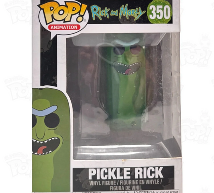 Pickle Rick Pop 350 - Rick & Morty Funko Pop! Vinyl 2018 Vaulted + Protector
