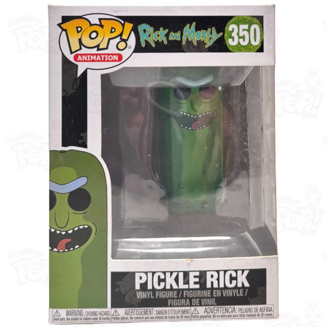 Pickle Rick Pop 350 - Rick & Morty Funko Pop! Vinyl 2018 Vaulted + Protector