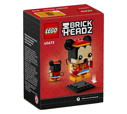LEGO BrickHeadz 40673 Spring Festival Mickey Mouse Chinese New Year Gift New