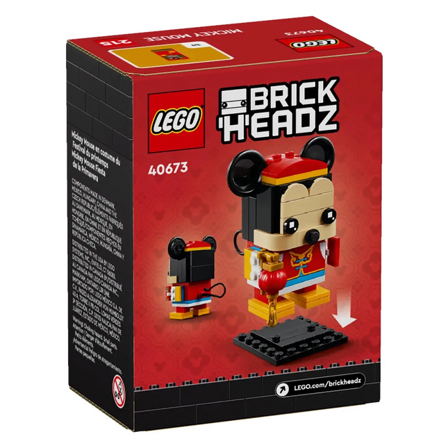LEGO BrickHeadz 40673 Spring Festival Mickey Mouse Chinese New Year Gift New