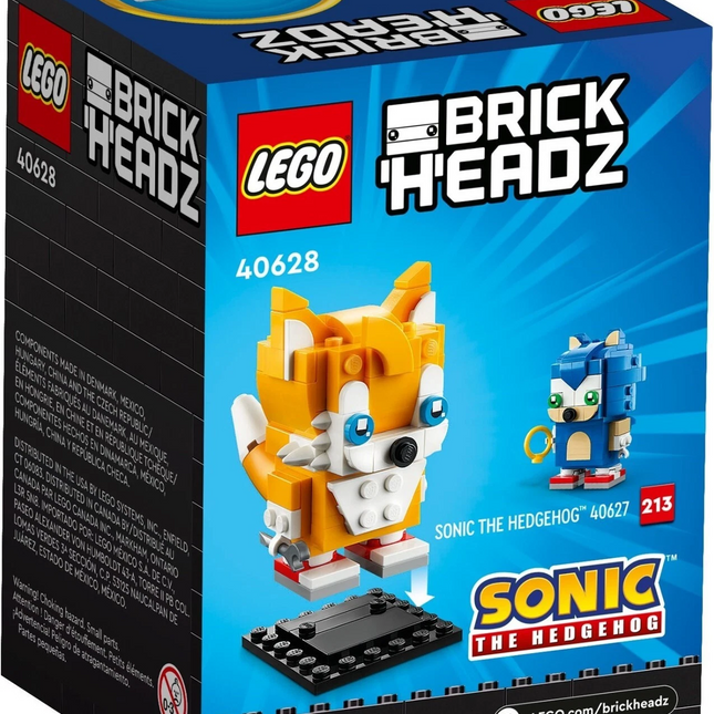 LEGO Tails 40628 Brickheadz Sonic the Hedgehog Miles Tails Prower Retired BNISB