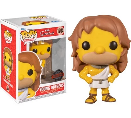 Young obeseus #1204 THE SIMPSONS "TV" Funko Pop! Vinyl Figure (damaged)