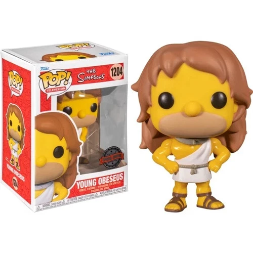 Young obeseus #1204 THE SIMPSONS "TV" Funko Pop! Vinyl Figure (damaged)