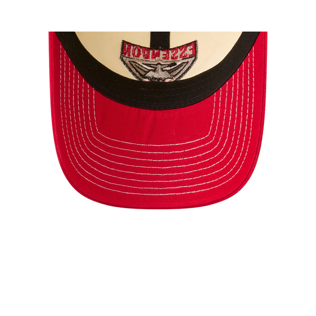 Essendon Bombers AFL Supporter Two-Tone Chrome Cloth strap