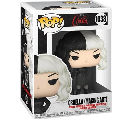Disney Cruella Pop Funko Vinyl Figure Cruella(Making Art) 1038