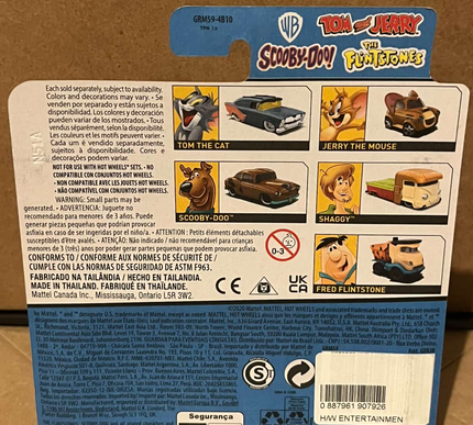 Hot Wheels Tom the Cat (Tom & Jerry) Hanna-Barbera Character Car