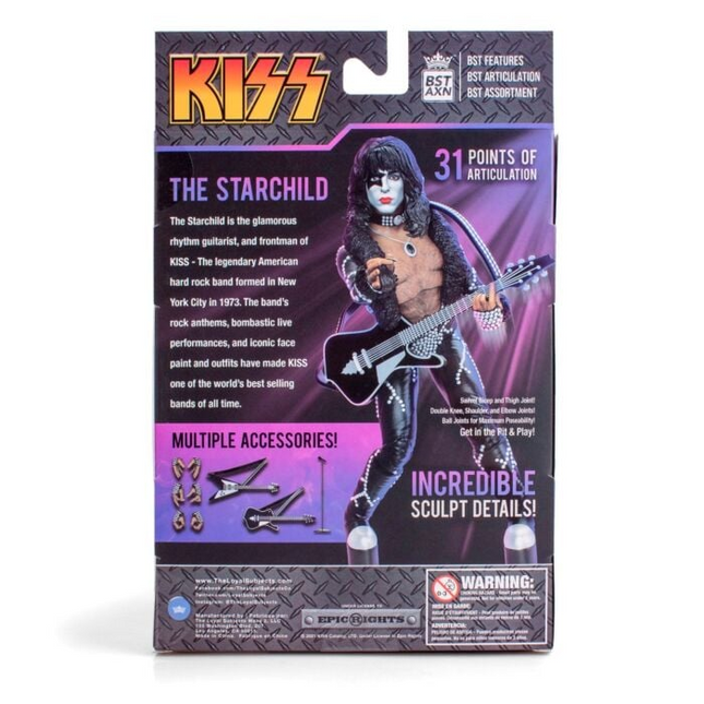 Kiss - The Starchild (Paul Stanley) BST AXN 5'' Action Figure