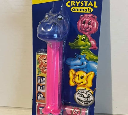 Vintage 1990's Glass animals Pez Hippo
