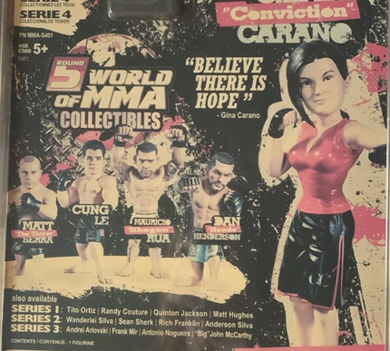 Vtg Gina “Conviction” Carano Action Figure Round 5 MMA New In Box 2009 Rare