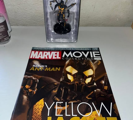 Jellow jacket #19 Marvel Movie Hand painted Eaglemoss figurine with magazine 