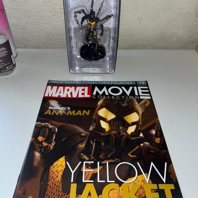 Jellow jacket #19 Marvel Movie Hand painted Eaglemoss figurine with magazine 