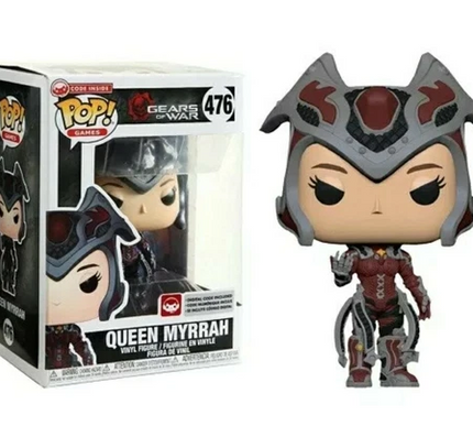Queen myrrah #476 GEARS OF WAR "GAMES" Funko Pop! Vinyl Figure (damaged)