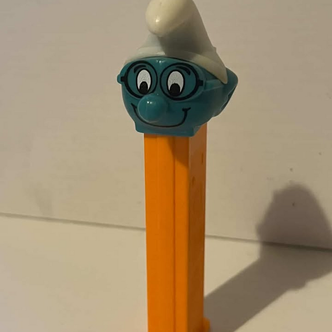 Vintage Smurfs Brainy 1990's Pez