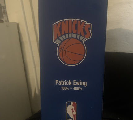 BE@RBRICK Patrick Ewing 100% 400% Medicom Toy NBA NEW YORK Basketball  brand new