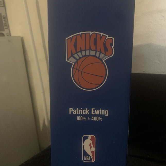 BE@RBRICK Patrick Ewing 100% 400% Medicom Toy NBA NEW YORK Basketball  brand new