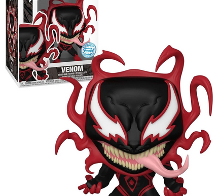 Venom #1220 spiderman Marvel Funko Pop! vinyl figurine + free case