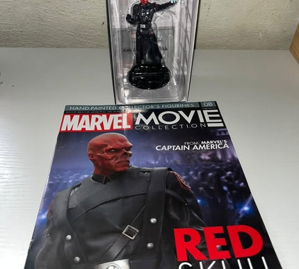 Red Skull #08 Marvel Movie Hand painted Eaglemoss figurine with magazine 