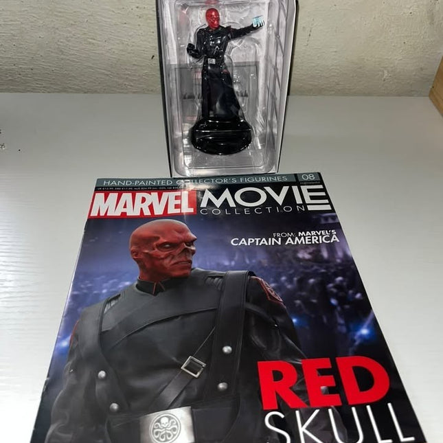 Red Skull #08 Marvel Movie Hand painted Eaglemoss figurine with magazine 