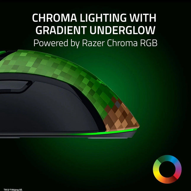 Razer Cobra Minecraft Edition - Lightweight Wired Gaming Mouse - 8500 DPI Sen...