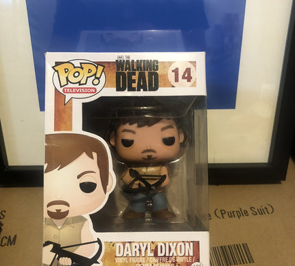2015 The Walking Dead Daryl Dixon 14 Funko Pop Vinyl + Free Case (minor Damage)