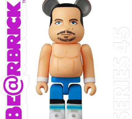 Bearbrick 100% Be@rbrick Series 45 S45 Artist Dynamite Kid with Card