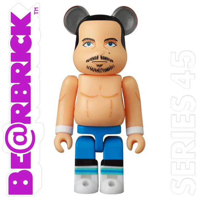 Bearbrick 100% Be@rbrick Series 45 S45 Artist Dynamite Kid with Card