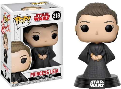 STAR WARS EP 8 PRINCESS LEIA WITH CLOAK #218 FUNKO POP VINYL