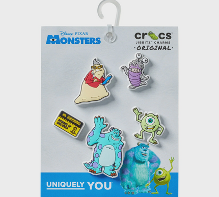 Crocs Disney Pixar Monsters Inc Jibbitz Shoe Charms - Multi (5 Pack)
