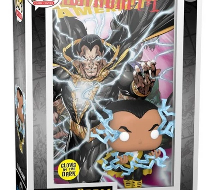 black adam #08 Pop! funko vinyl DC + Free case