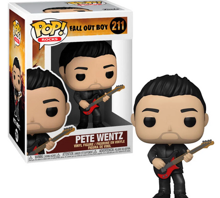 pete wentz #211 Pop! vinyl music funko + free case
