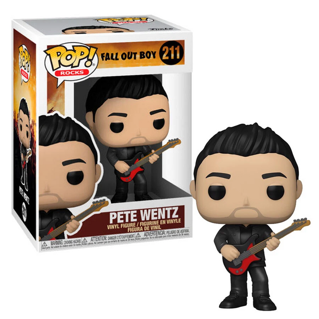 pete wentz #211 Pop! vinyl music funko + free case