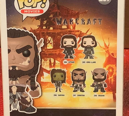 Durotan #287"MOVIES" Warcraft Funko Pop! Vinyl Figure (Damaged)