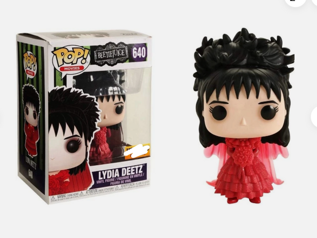 Lydia Deetz #640 "MOVIES" Beetle juice Funko Pop! Vinyl Figure (damaged)