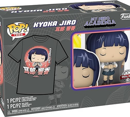 My Hero Academia - Kyoka Jiro Pop! Vinyl Figure & T-Shirt Box Set - MEDIUM