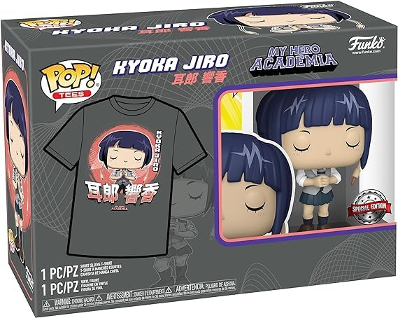 My Hero Academia - Kyoka Jiro Pop! Vinyl Figure & T-Shirt Box Set - MEDIUM