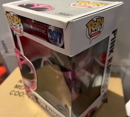 Pink Ranger #397 Power Rangers Funko Pop! vinyl (damaged)