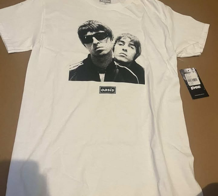 Oasis T-shirt - Small Brand new authentic Official merchandise (white)