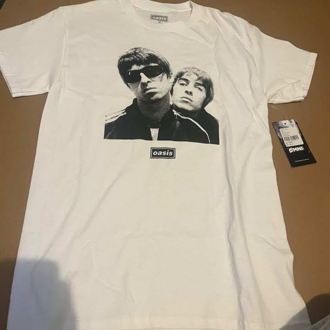 Oasis T-shirt - Small Brand new authentic Official merchandise (white)