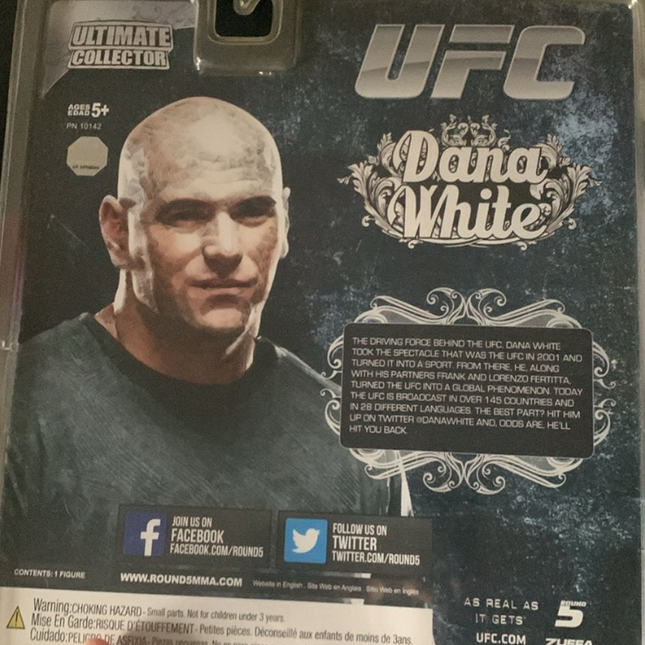 UFC Ultimate Collector Dana White Action Figure Round 5 Fight 2013 Sealed