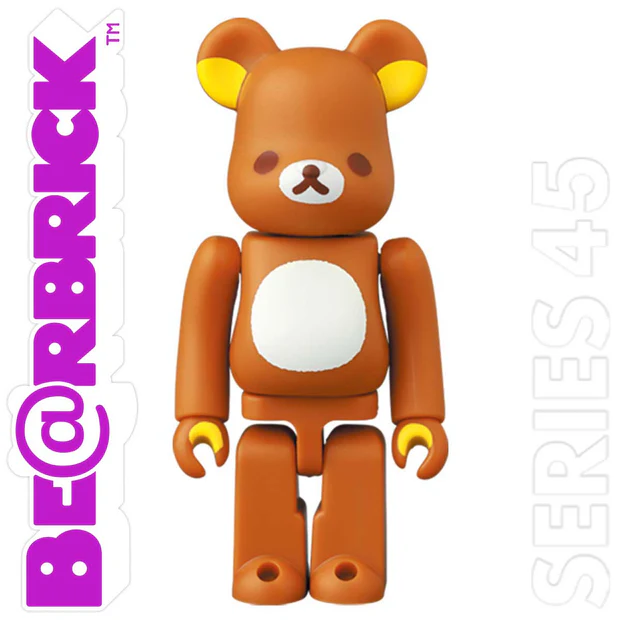 bearbrick series 45 cute bears variant set of 3 100% sealed with cards and boxes