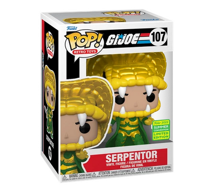 Serpentor #107 G.I JOE Funko Pop! vinyl 
