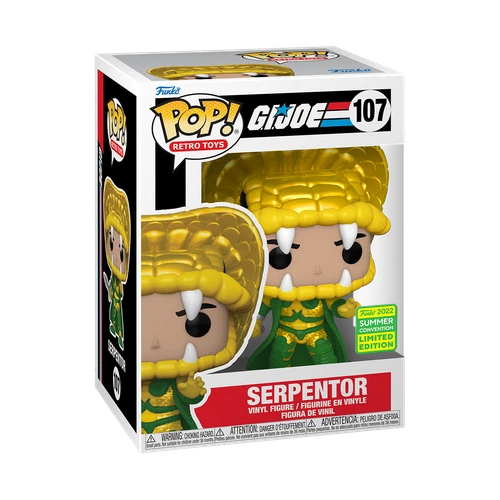 Serpentor #107 G.I JOE Funko Pop! vinyl 