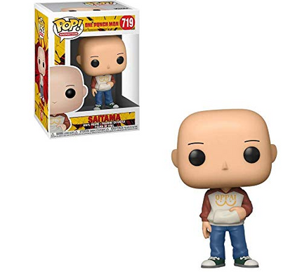 Funko Pop! Vinyl - One Punch Man - Saitama Casual Clothes #719 + free case