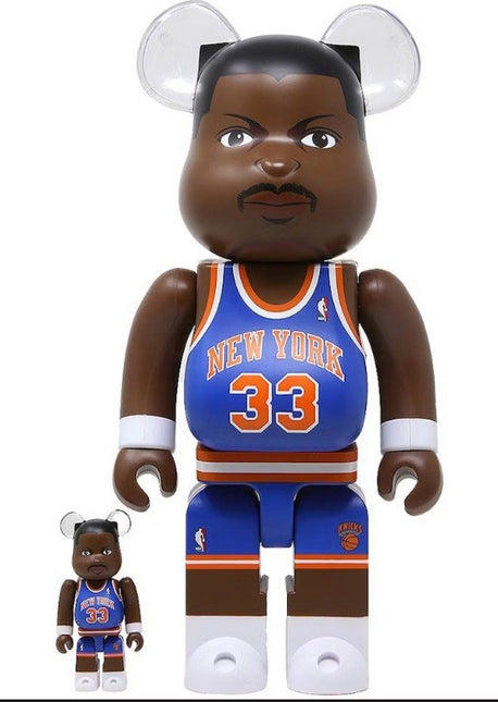 BE@RBRICK Patrick Ewing 100% 400% Medicom Toy NBA NEW YORK Basketball  brand new
