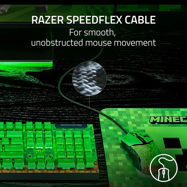 Razer Cobra Minecraft Edition - Lightweight Wired Gaming Mouse - 8500 DPI Sen...